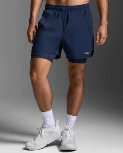 מכנס ריצה Aero Mesh 2-in-1 5 Inch Short MDN/SRF