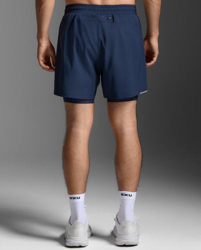 מכנס ריצה Aero Mesh 2-in-1 5 Inch Short MDN/SRF