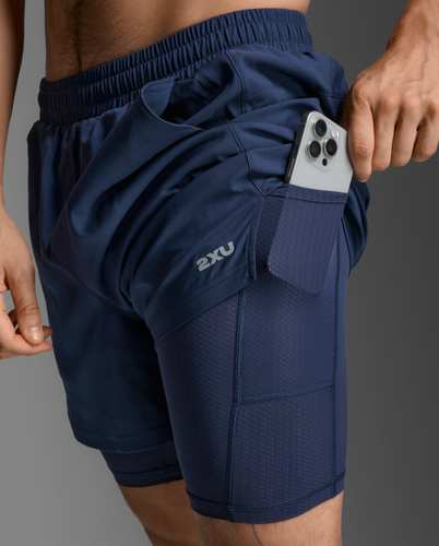 מכנס ריצה Aero Mesh 2-in-1 5 Inch Short MDN/SRF