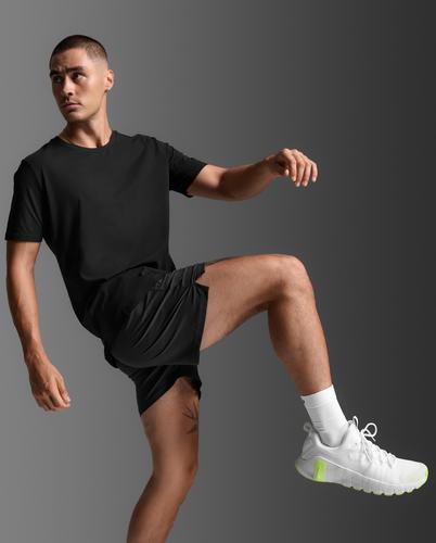 חולצת אימונים Motion Cotton Flex Tee BLK/BLK