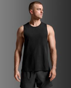 גופיית אימונים Motion Cotton Flex Tank BLK/BLK