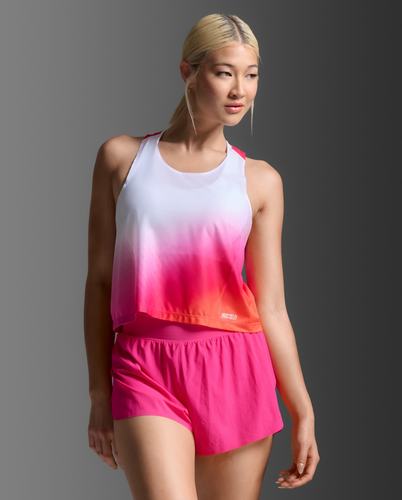 גופיית ריצה Light Speed React Crop Singlet FGG/WRF