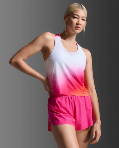 גופיית ריצה Light Speed React Crop Singlet FGG/WRF