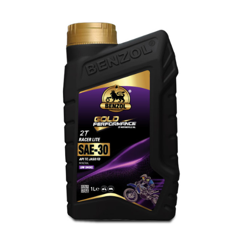 שמן מנוע מינרלי לאופנוע 2 פעימות BENZOL 1.0L SAE30