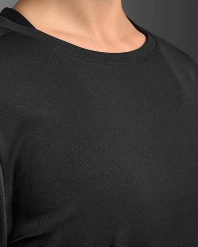 חולצת ריצה Aero Mesh Long Sleeve BLK/SRF