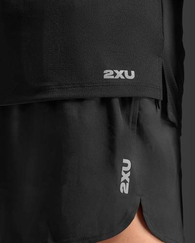 חולצת ריצה Aero Mesh Long Sleeve BLK/SRF