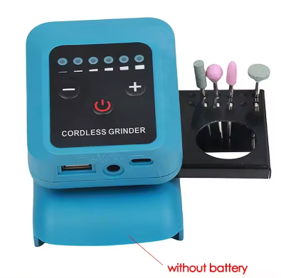 משחזת ציר אלחוטית, מיני, חזקה 80W הפועלת על סוללת 18-20V Makita