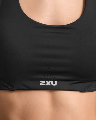חזיית ספורט Aero Mesh Medium Impact Bra BLK/SRF
