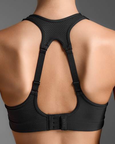חזיית ספורט Aero Mesh Medium Impact Bra BLK/SRF