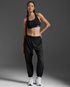מכנס ריצה Aero Hi-Rise Woven Jogger BLK/SRF