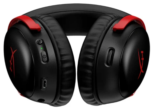 HyperX אדום - אוזניות גיימינג אלחוטיות Cloud III Wireless