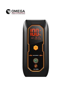 סוללת חירום פרימיום 12000mAH להתנעת הרכב OM-DN18-12000MAH