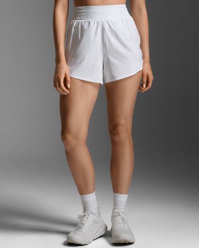 מכנס ריצה Aero Hi-Rise 4 Inch Shorts WHT/SRF
