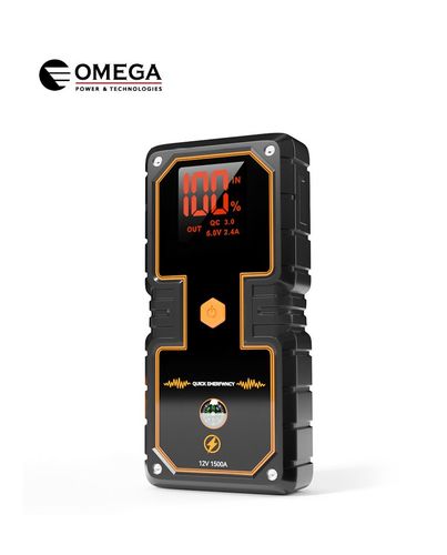 סוללת חירום 16000mAH להתנעת הרכב  OM-DN16-16000MAH