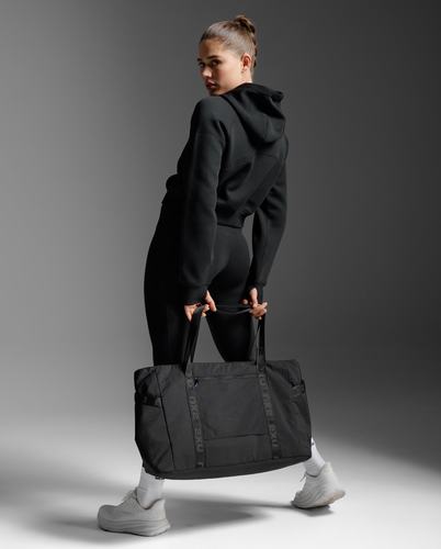 עליונית Form Smooth Spacer Crop Hoodie BLK/BLK