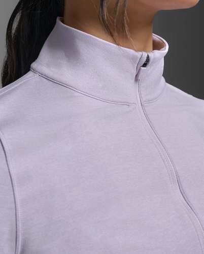 עליונית Flex Crop 1/2 Zip Long Sleeve VVV/VVV