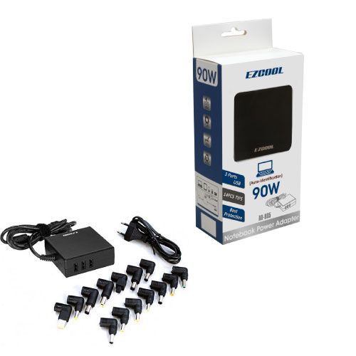 מטען אוניברסלי למחשבים ניידים 90W