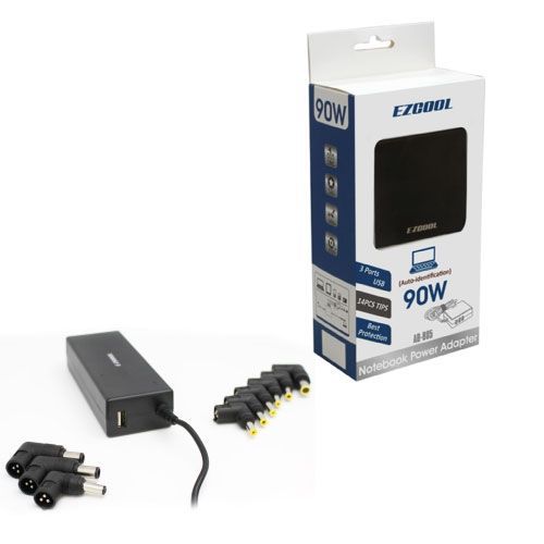 מטען אוניברסלי ללפטופים 90W