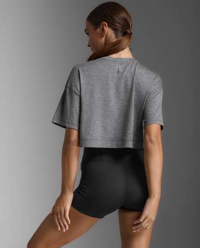 חולצת אימונים Form Soft Jersey Crop Tee HBM/BLK