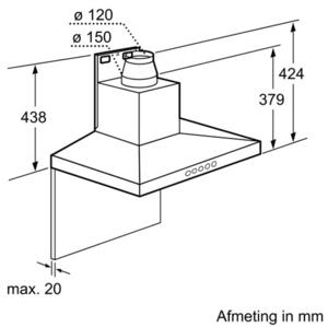 קולט אדים Bosch DWW06D650 בוש