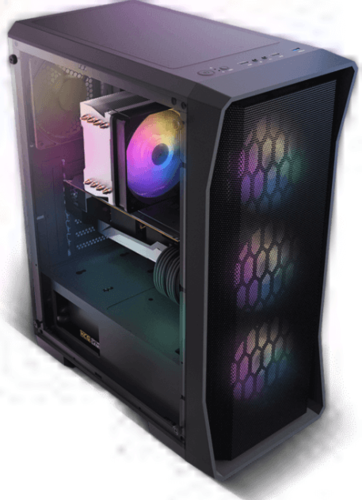 מארז גיימינג Antec AX360 ELITE עם תאורת RGB דינאמית