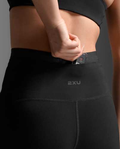 טייץ קומפרשן קצר Form Stash Hi-Rise Bike Short BLK