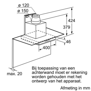 קולט אדים Bosch DWA09E850 בוש