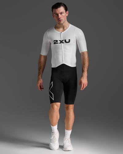 חליפת טריאתלון Light Speed React Sleeved Trisuit BLK/WHT