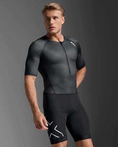 חליפת טריאתלון Core Sleeved Trisuit BLK/WHT