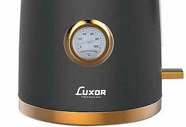 ‎ קומקום חשמלי 1.7 ליטר Luxor K046QT-BG שחור מט 