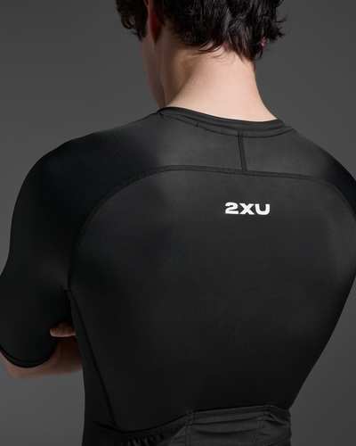 חליפת טריאתלון Core Sleeved Trisuit BLK/WHT