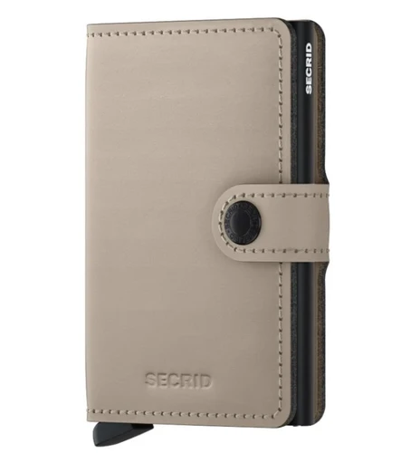 ארנק Secrid מקפיץ כרטיסים MiniWallet בז' מט