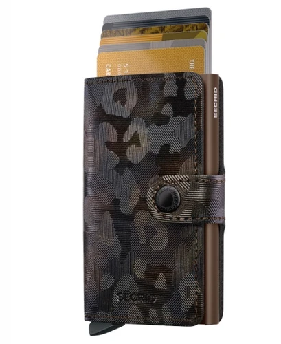 ארנק Secrid מקפיץ כרטיסים MiniWallet פרימיום - Jungle Brown
