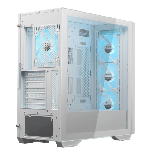 מארז מחשב COUGAR UNIFACE לבן עם חלון צד זכוכית ותאורת ARGB מובנית מקדימה