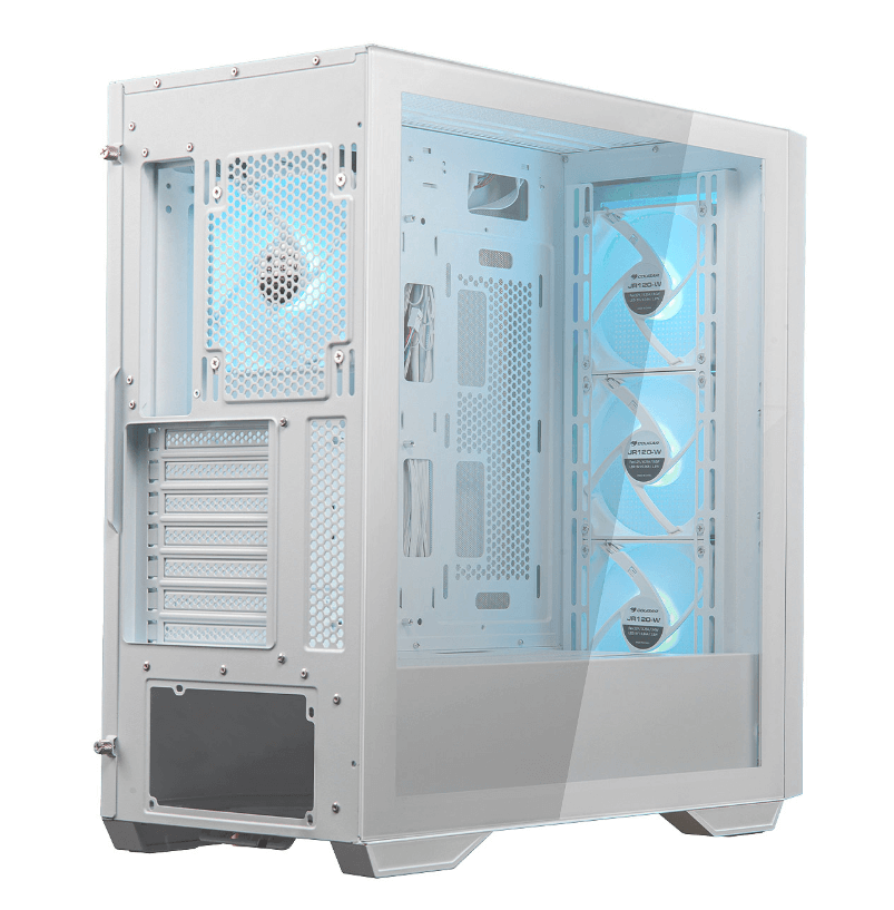 מארז חלון צד COUGAR UNIFACE-RGB-WT RGB ATX Type-C ( 4X120mm ARGB FAN ) White	