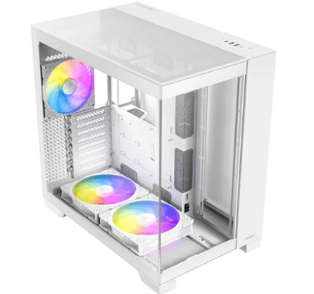 מארז מחשב Antec C8 ARGB Type-C בצבע לבן עם תאורת ARGB חזקה