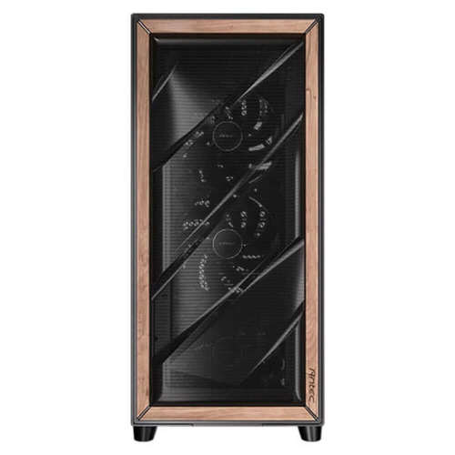 Antec FLUX-PRO Full Tower Case עם עיצוב מודרני ומבנה פלדה איכותי.