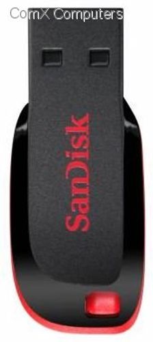 זיכרון נייד דגם SDCZ50-016G-B35 Cruzer Blade בנפח 16GB מבית SanDisk סאן דיסק