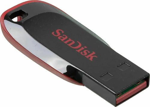 זיכרון נייד דגם SDCZ50-016G-B35 Cruzer Blade בנפח 16GB מבית SanDisk סאן דיסק