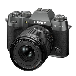 Fujifilm X-T50 (Charcoal Silver) + עדשת XC 15-45 mm — קיט מושלם ליצירתיות ומקצועיות