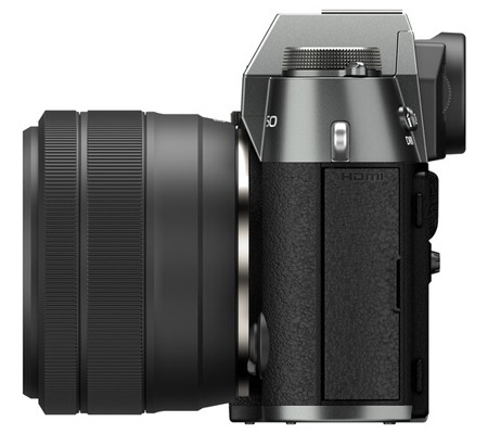 Fujifilm X-T50 (Charcoal Silver) + עדשת XC 15-45 mm — קיט מושלם ליצירתיות ומקצועיות