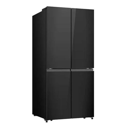 מקרר 4 דלתות 483 ליטר Hisense RQ58BG זכוכית שחורה