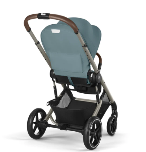 עגלת תינוק משולבת - טיולון ועריסה Balios TS5 - cybex בצבע Stormy Blue, עם סל-קל Cloud G