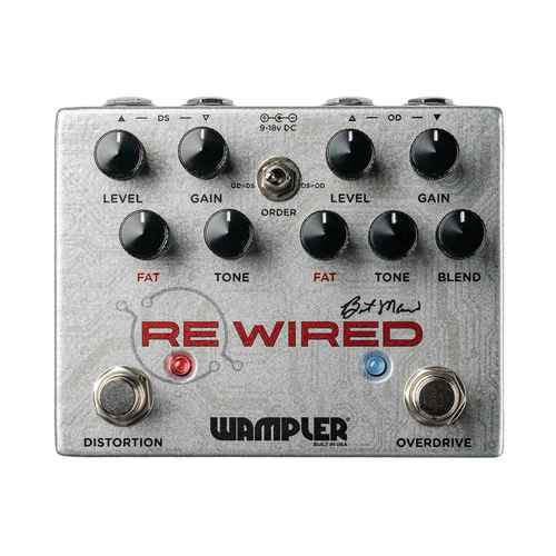 אפקט דיסטורשיין Wampler Rewired Brent Mason Signature Overdrive and Distortion