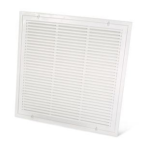 גריל אויר חוזר פלסטיק 70X70 + פילטר - מידות פנים