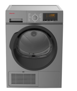 מייבש כביסה נירוסטה מושחרת 8 ק"ג קונדנסור ND-9300 נורמנדה normande