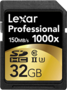 כרטיס זיכרון Lexar 32gb