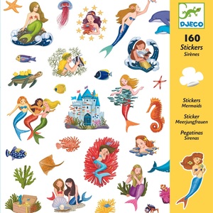 יצירה 160 מדבקות - בנות ים DJECO 