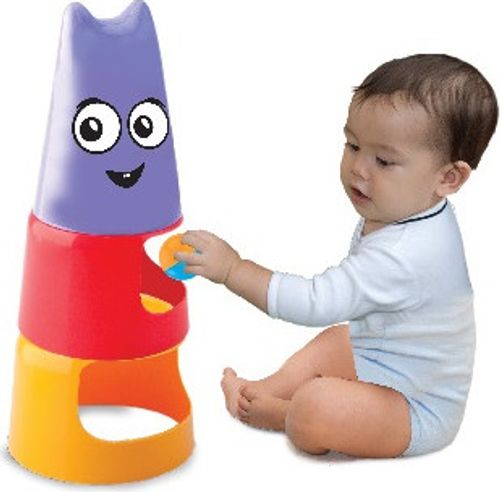 מגדל הכדורים המתגלגלים של מר חכמי 5 חלקים + 3 כדורים