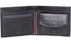 TOMMY HILFIGER ארנק עור יוקרתי לגבר עם תא למטבעות 